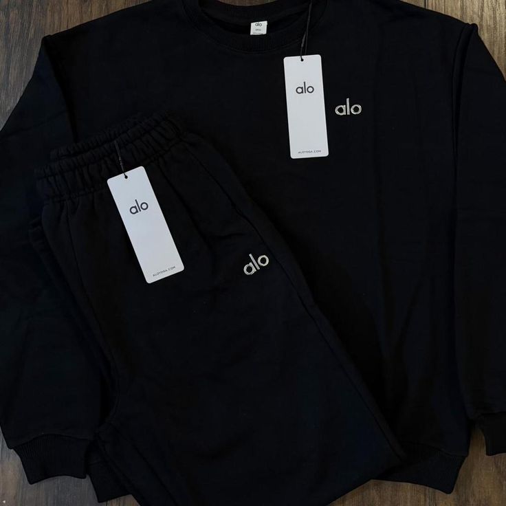 Alo Yoga Signature Set_🖤 Black 🤎 Chocolate Brown 🩶 Grey | Pre-Order