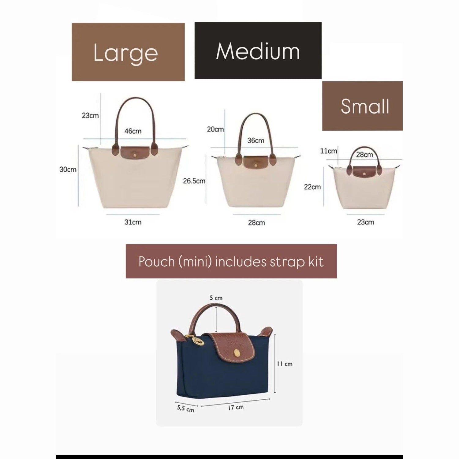 The Emily Tote Collection - Mini| Medium & Large