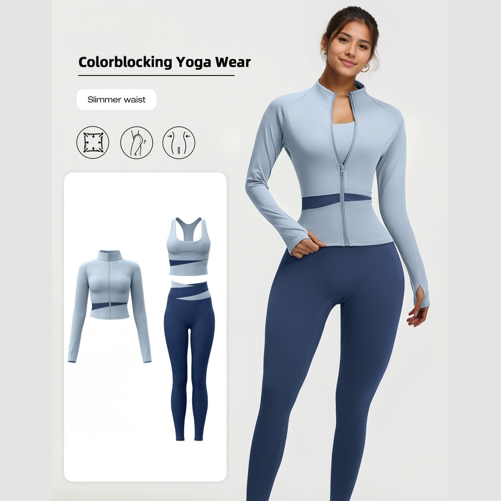 3-Piece Matching Activewear Set